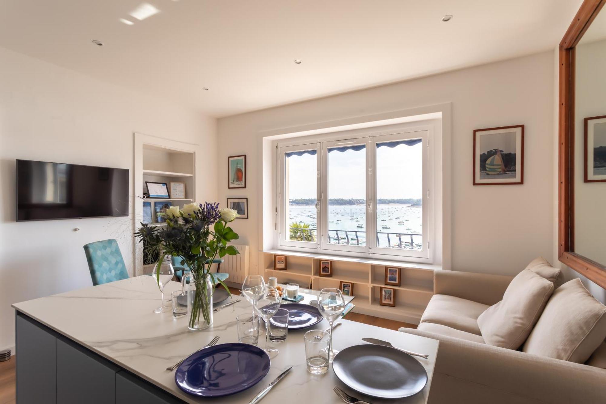 Le Beauvoir 1 - Appt Vue Mer Динар Экстерьер фото